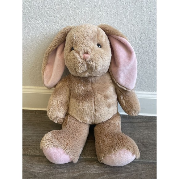 Build-A-Bear Other - Build A Bear Workshop 18 Inch Pawlette Bunny Rabbit Plush Brown Pink Ears